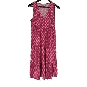 j crew tiered maxi dress in lobster print Tiered Maxi Dress In Lobster Print For Women